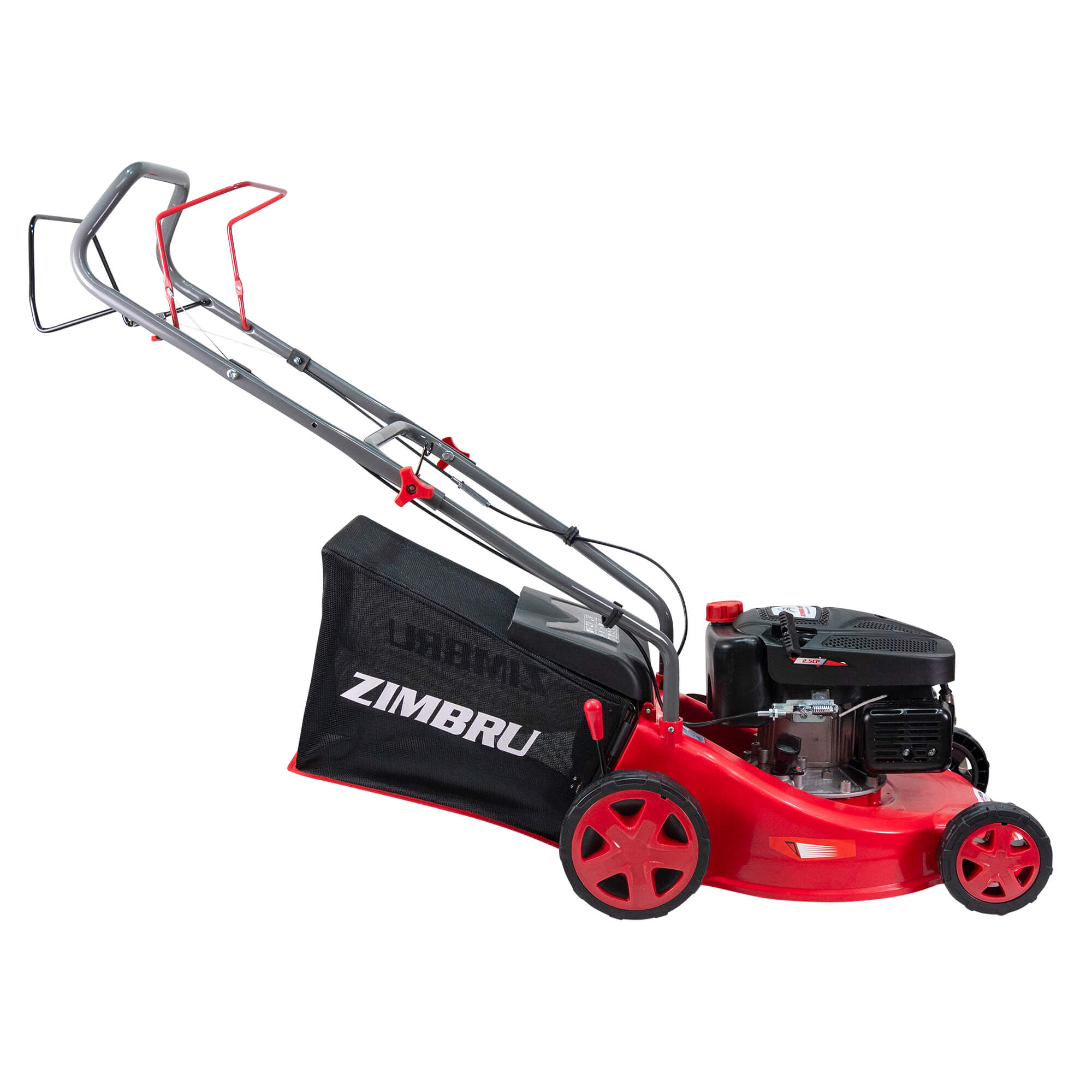 Masina de tuns gazonul Ruris Zimbru 889S, Benzina, 79CC, 2.5CP, latime taiere 40cm, sac 45L