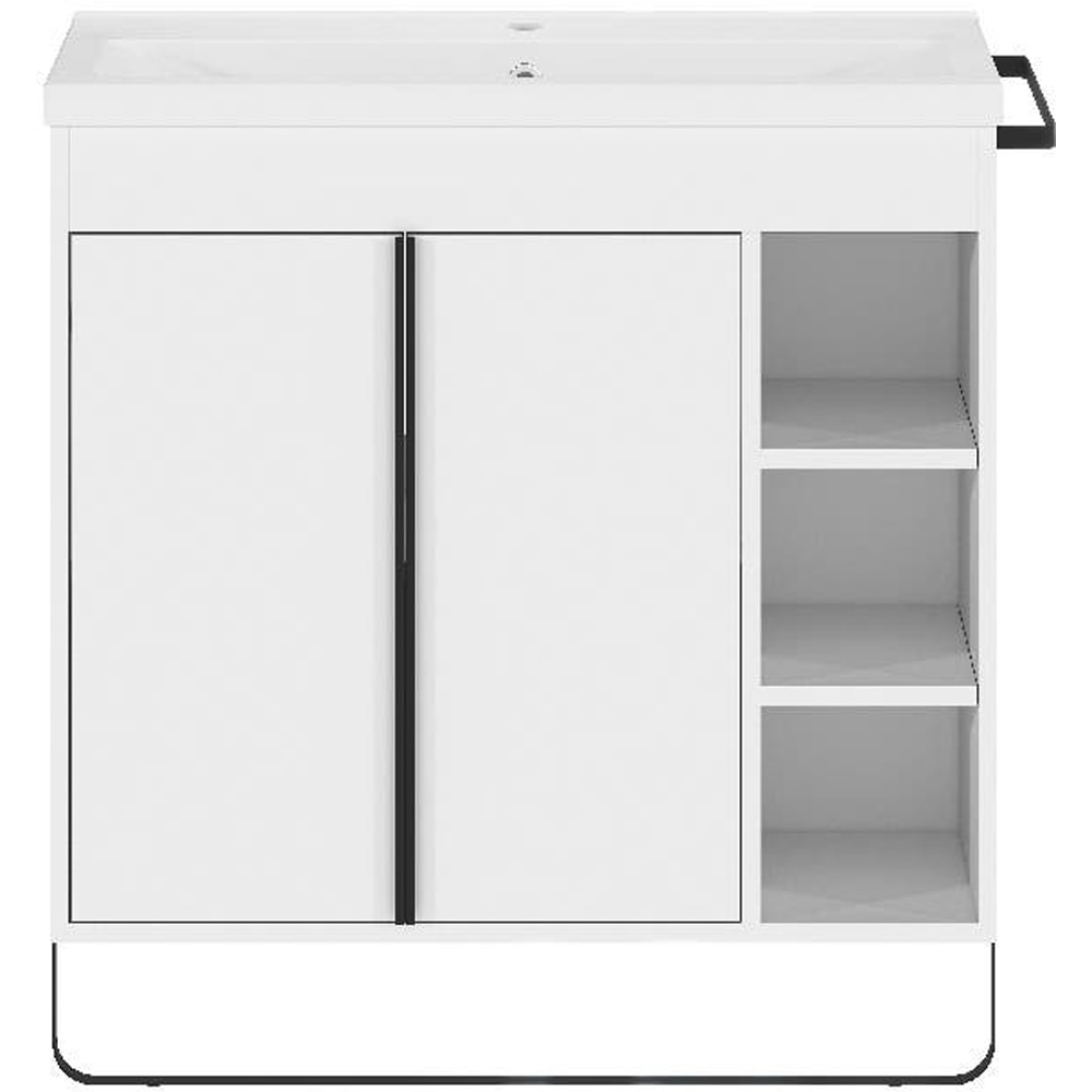 Masca lavoar GOODHOME Maza, 80 x 37.2 x 82 cm, alb