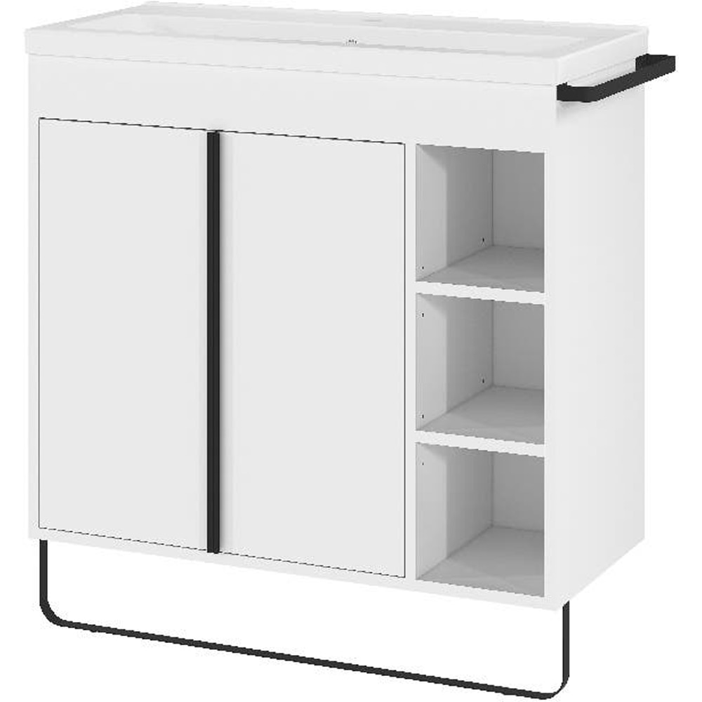 Masca lavoar GOODHOME Maza, 80 x 37.2 x 82 cm, alb