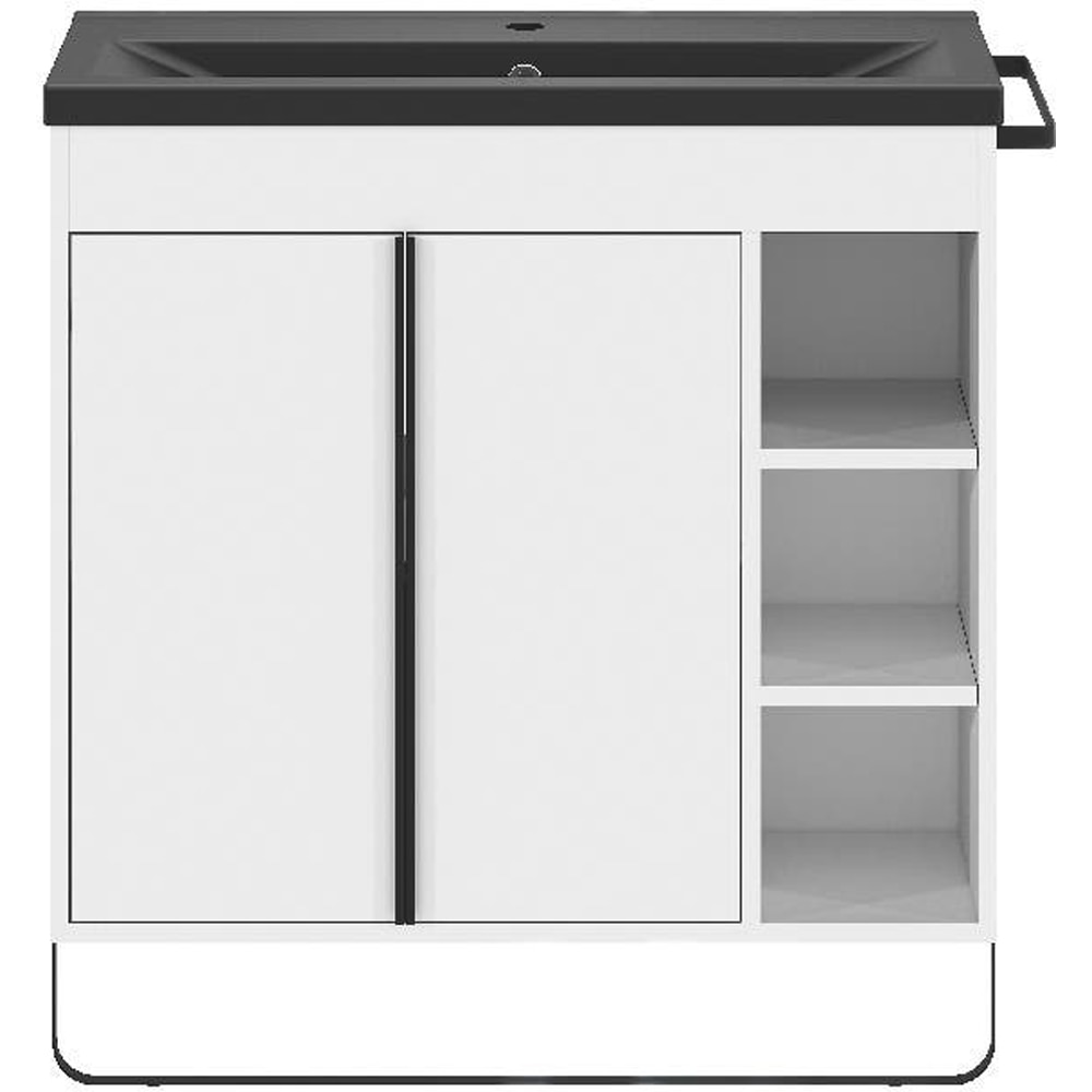 Masca lavoar GOODHOME Maza, 80 x 37.2 x 82 cm, alb