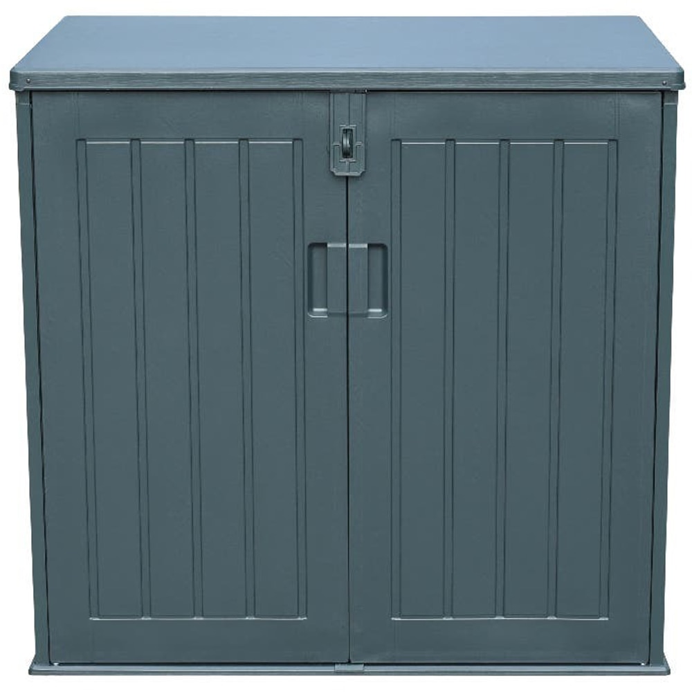 Dulap depozitare gradina KLIKSTROM, rasina, 115.3 x 70.9 x 112.5 cm, antracit