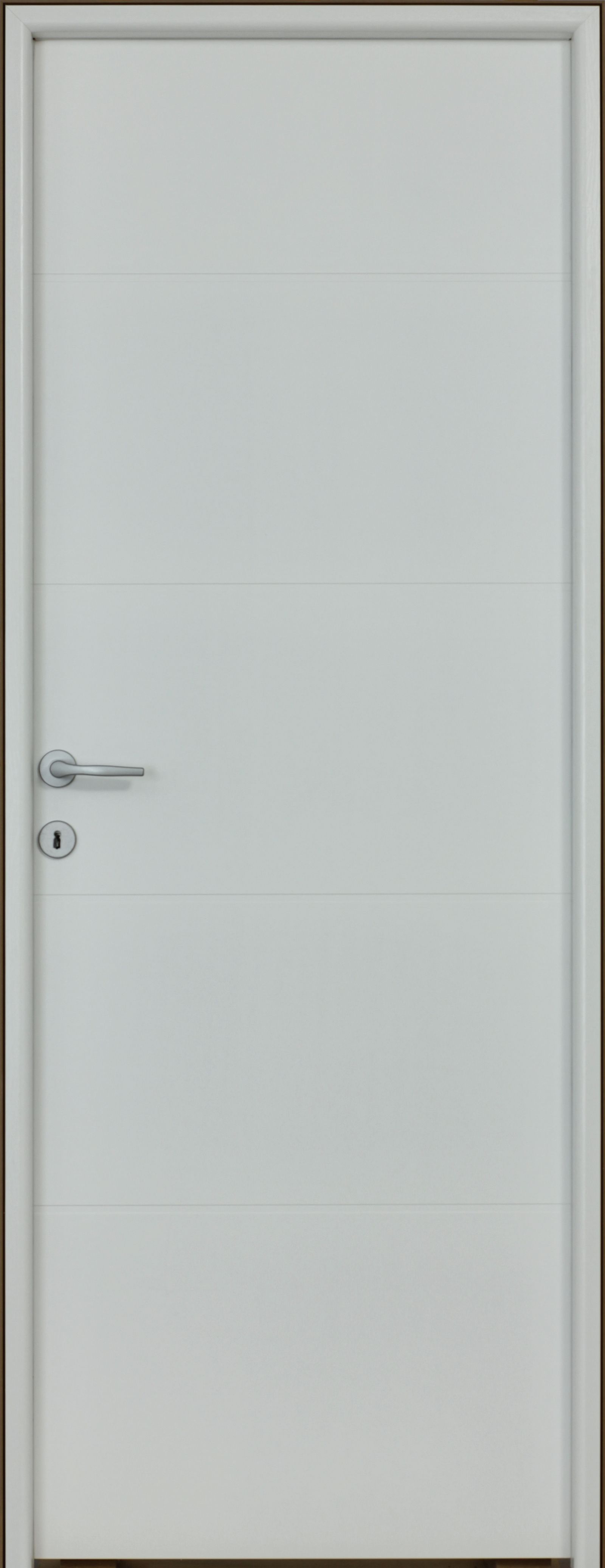 Usa interior Partas, fara geam, reversibila, HDF, 78 x 203 cm, alb