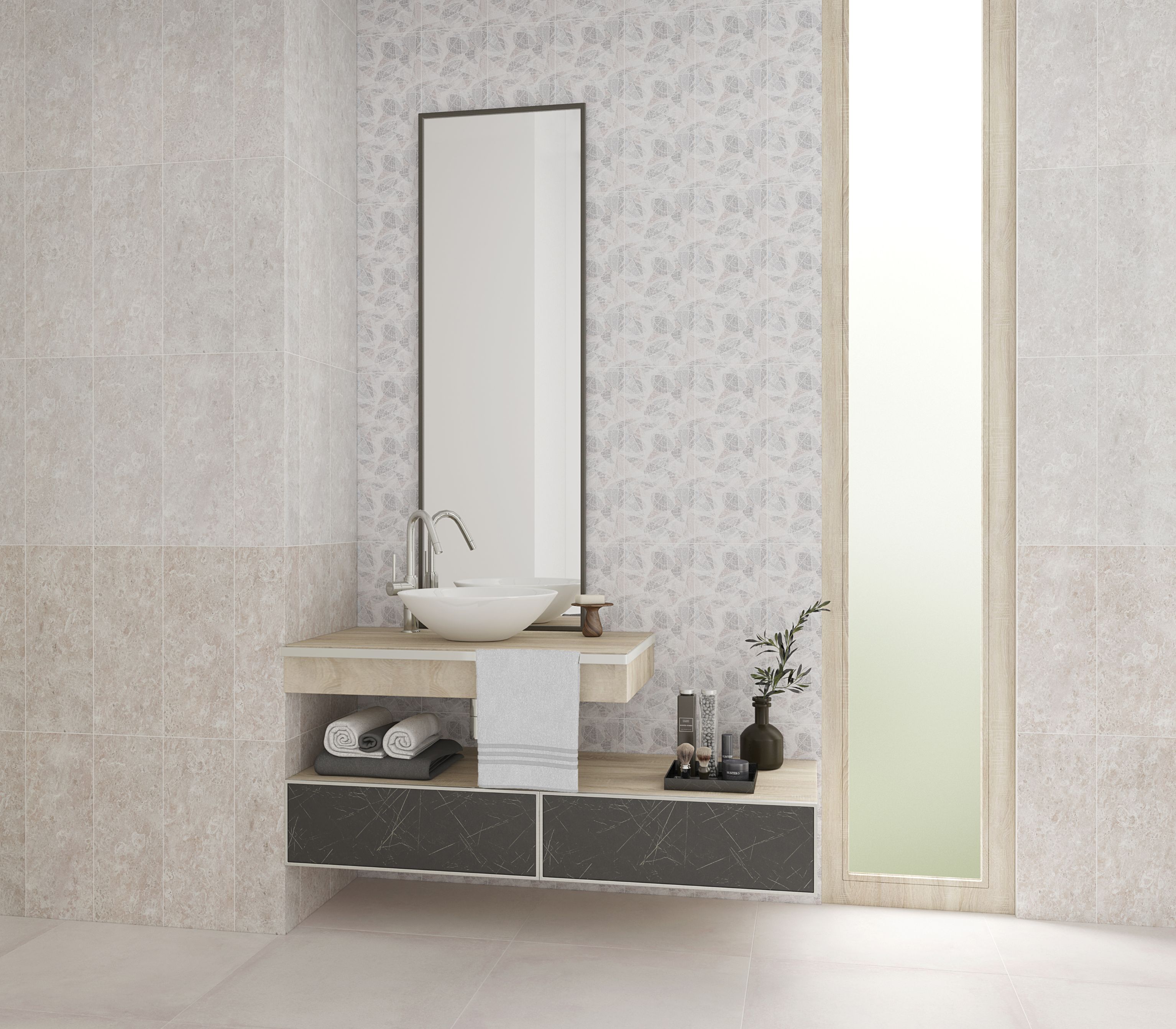 Faianta interior Novel, bej, 20 x 50 cm, 1.3 mp/cutie