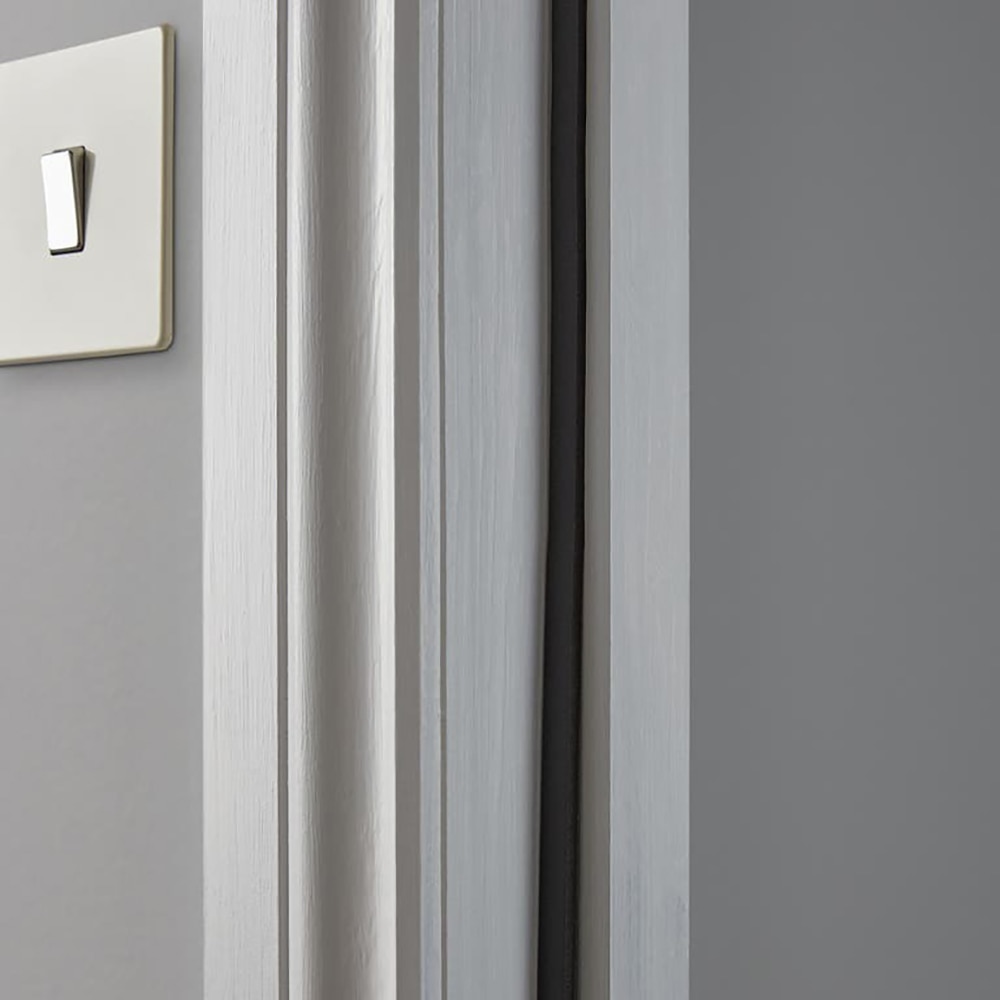 Banda de etansare autoadeziva VOLDEN, 9 x 5 mm, cauciuc, negru, 6 m