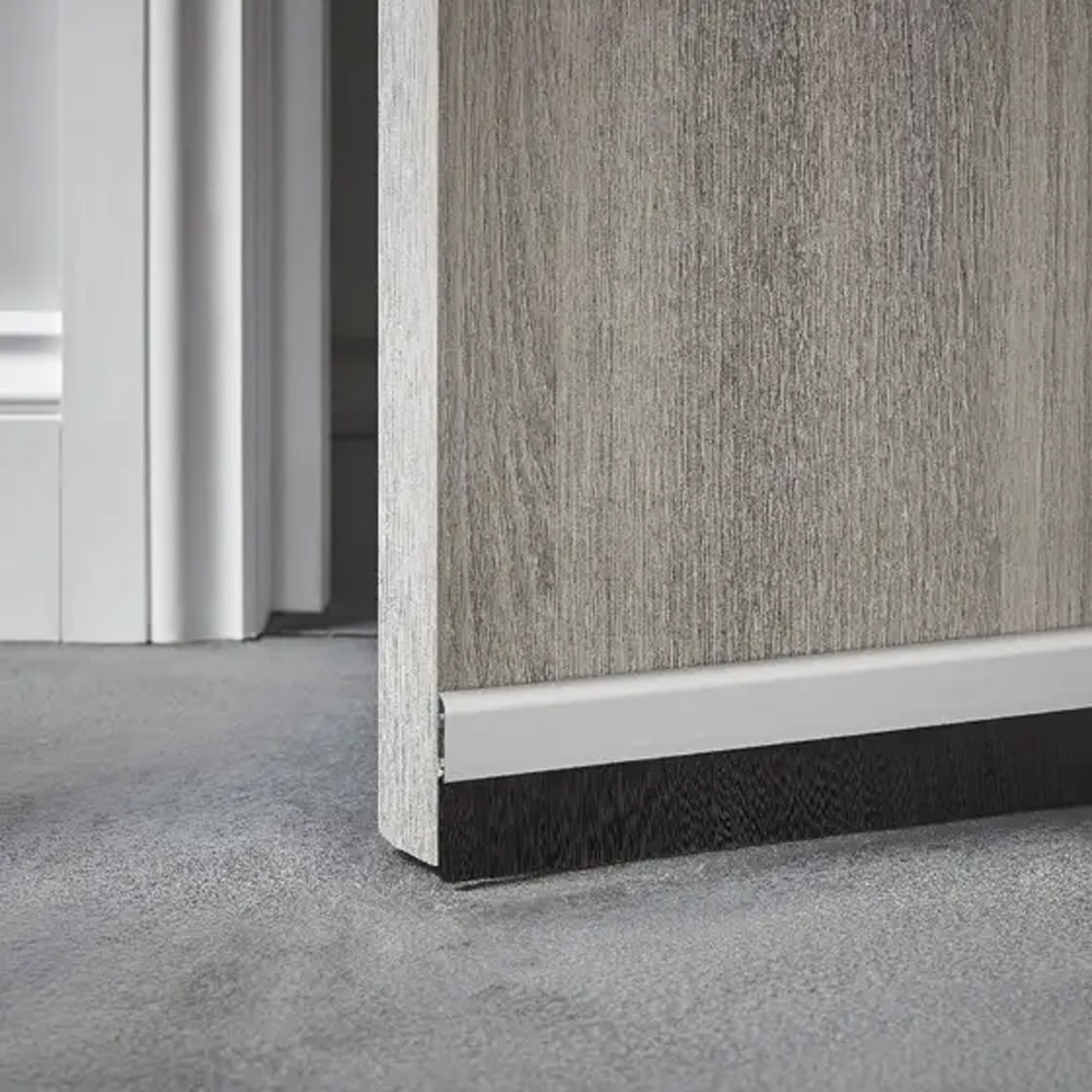 Garnitura aluminiu cu perie VOLDEN 101374558, 100 x 5 cm