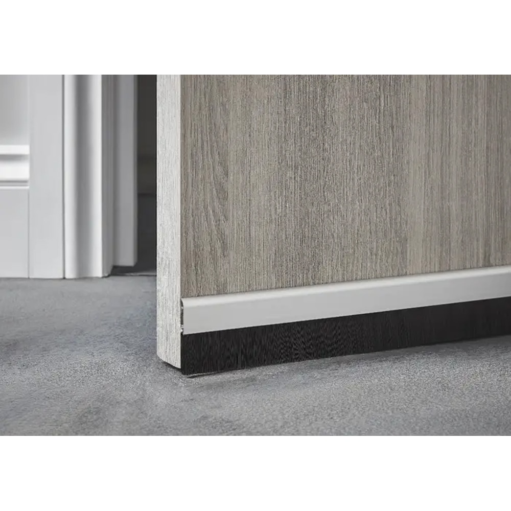 Garnitura aluminiu cu perie VOLDEN 101374558, 100 x 5 cm