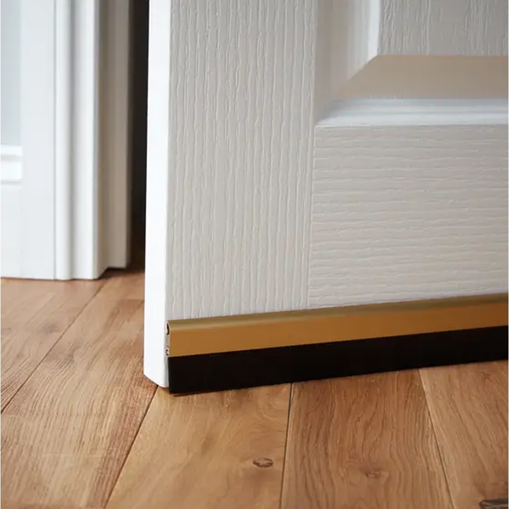 Garnitura aluminiu cu perie VOLDEN 101374561, 1000 x 15 mm, auriu