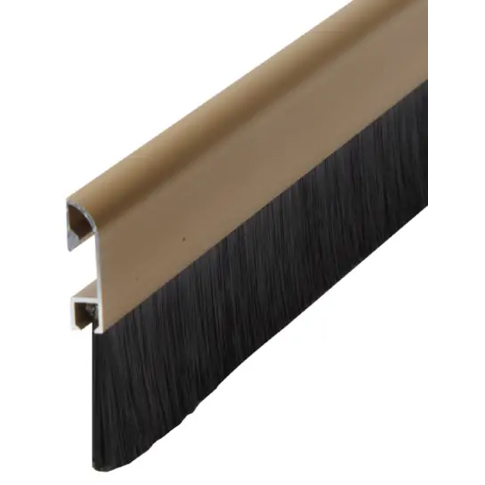 Garnitura aluminiu cu perie VOLDEN 101374561, 1000 x 15 mm, auriu