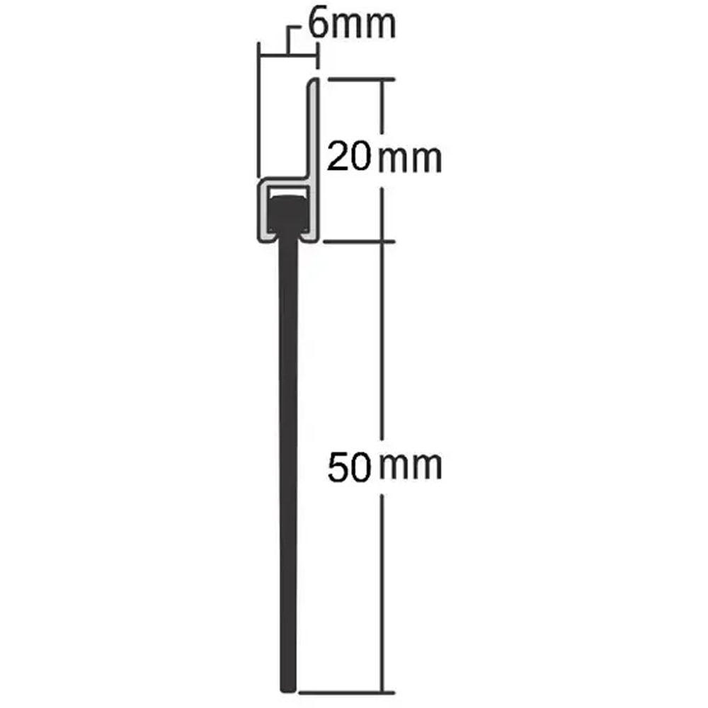 Garnitura de etansare usi garaj VOLDEN 101374571, 2.5, negru