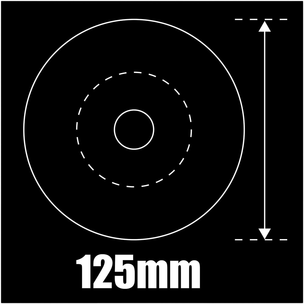 Disc polizare MAC ALLISTER, 125x6x22.2 mm
