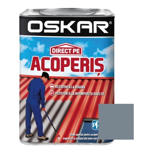 Email Oskar Acoperis, 0.75L Gri, Ral 7024