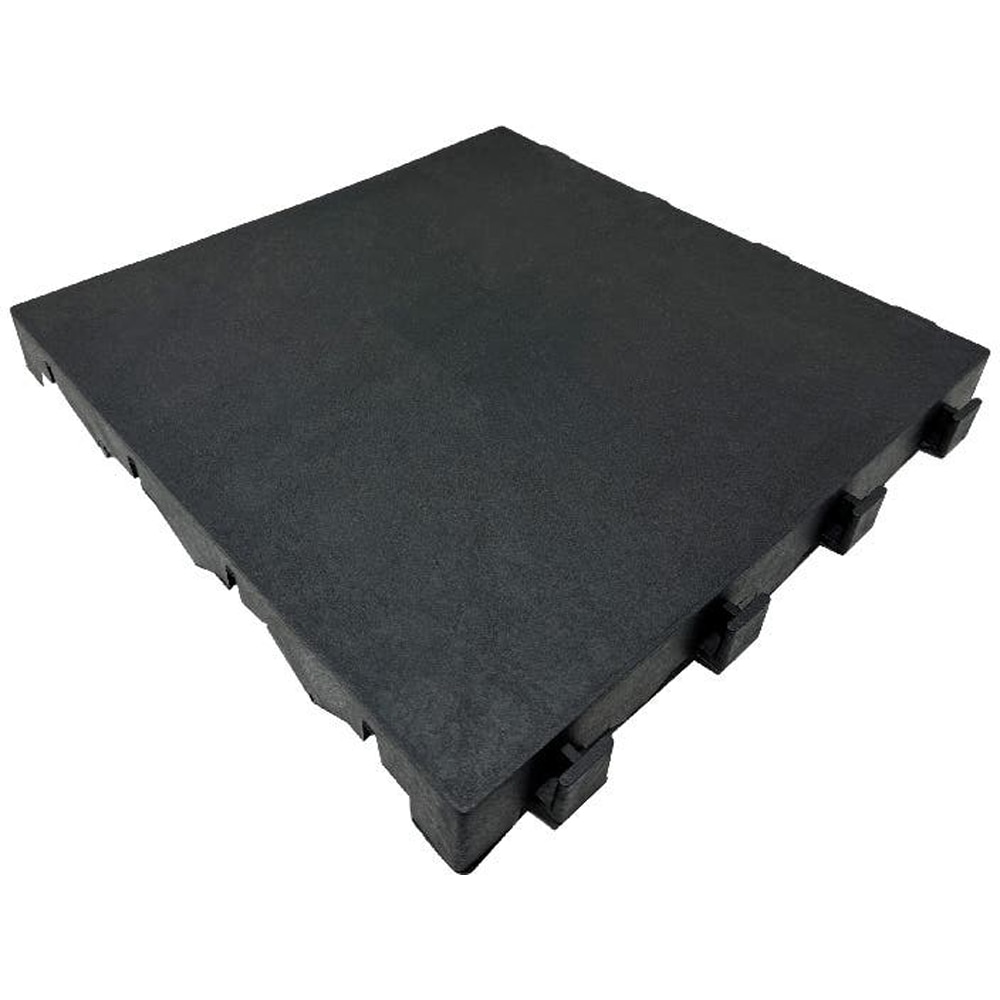 Placa pentru pardoseala/dusumea Agara Klikstrom, compozit, 40 x 40 x 4.5 cm, negru-antracit, 1 buc