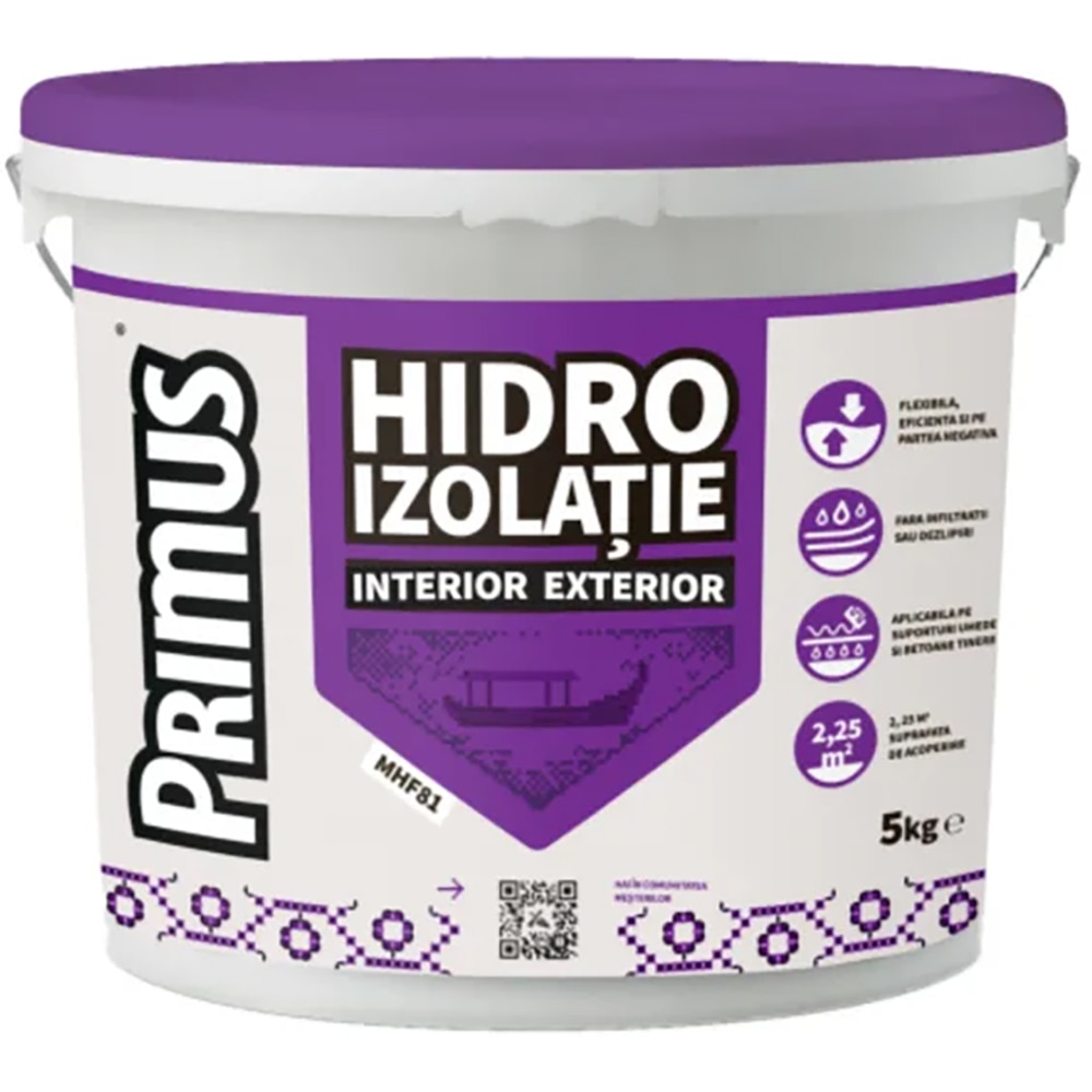 Hidroizolatie interior/exterior Primus MHF81, 5Kg