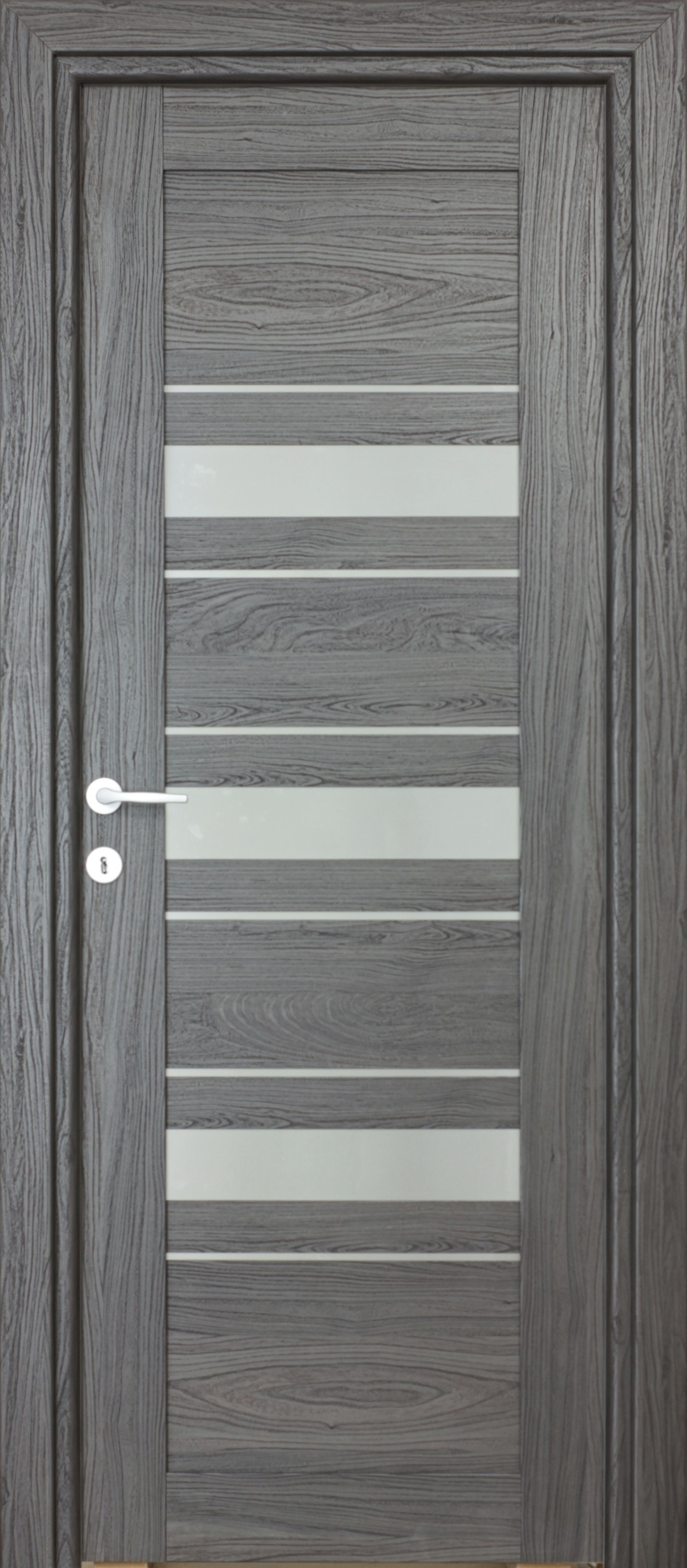 Usa Interior Dora Geam Neagra 68 x 203 cm, Reversibila