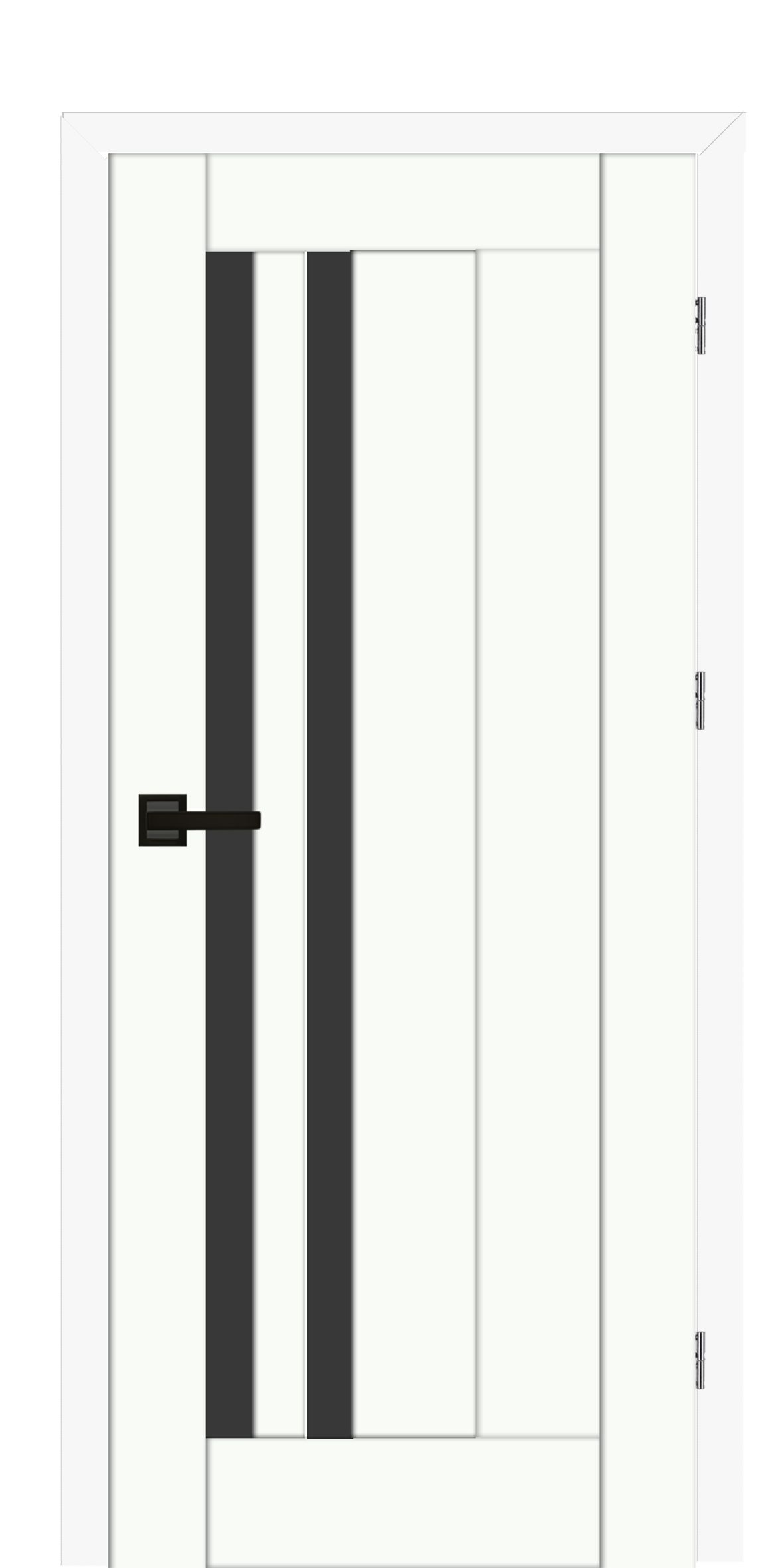 Usa interior, MDF, alb, dreapta, 203.5 x 84.4 cm  Vivo