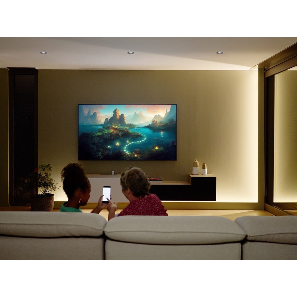 Banda LED RGB smart cu telecomanda, 18W, 400lm, 5 m