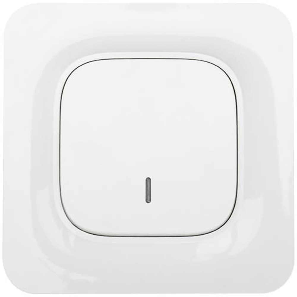 Intrerupator simplu LED KENNET JACOBSEN, alb