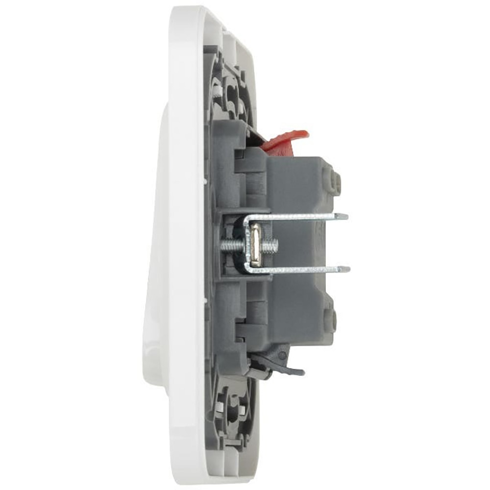 Intrerupator simplu KENNET JACOBSEN, 1 W, ABS, alb