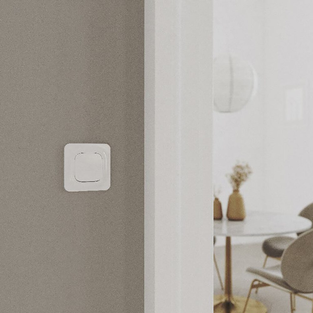 Intrerupator simplu KENNET JACOBSEN, 1 W, ABS, alb