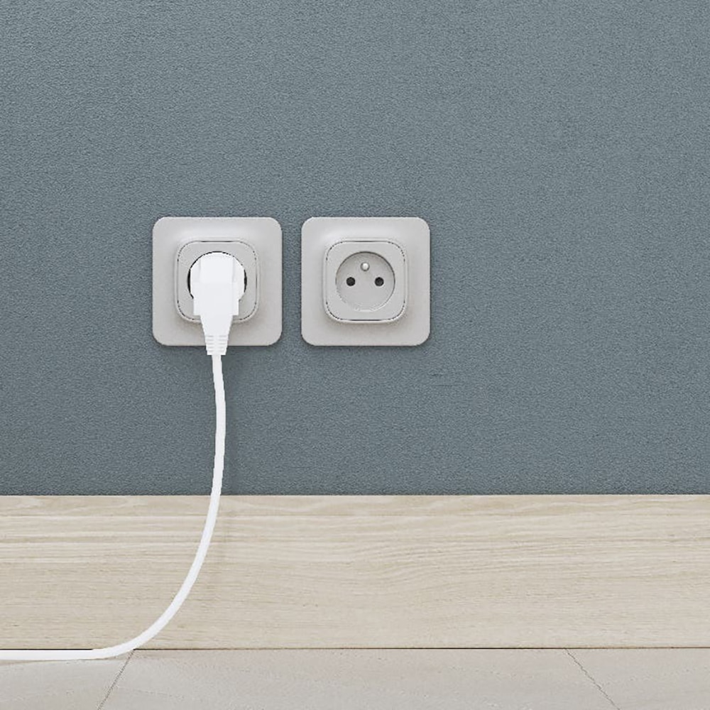 Priza schuko 2P+T JACOBSEN, ABS, alb