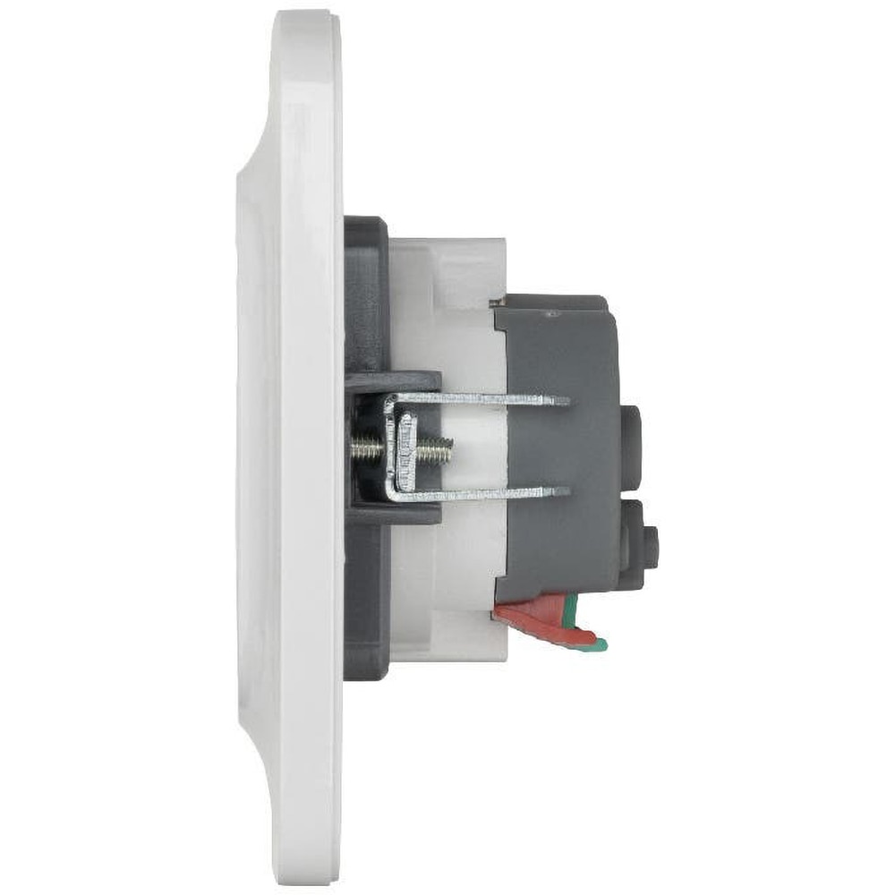 Priza Schuko JACOBSEN Kennet, alb