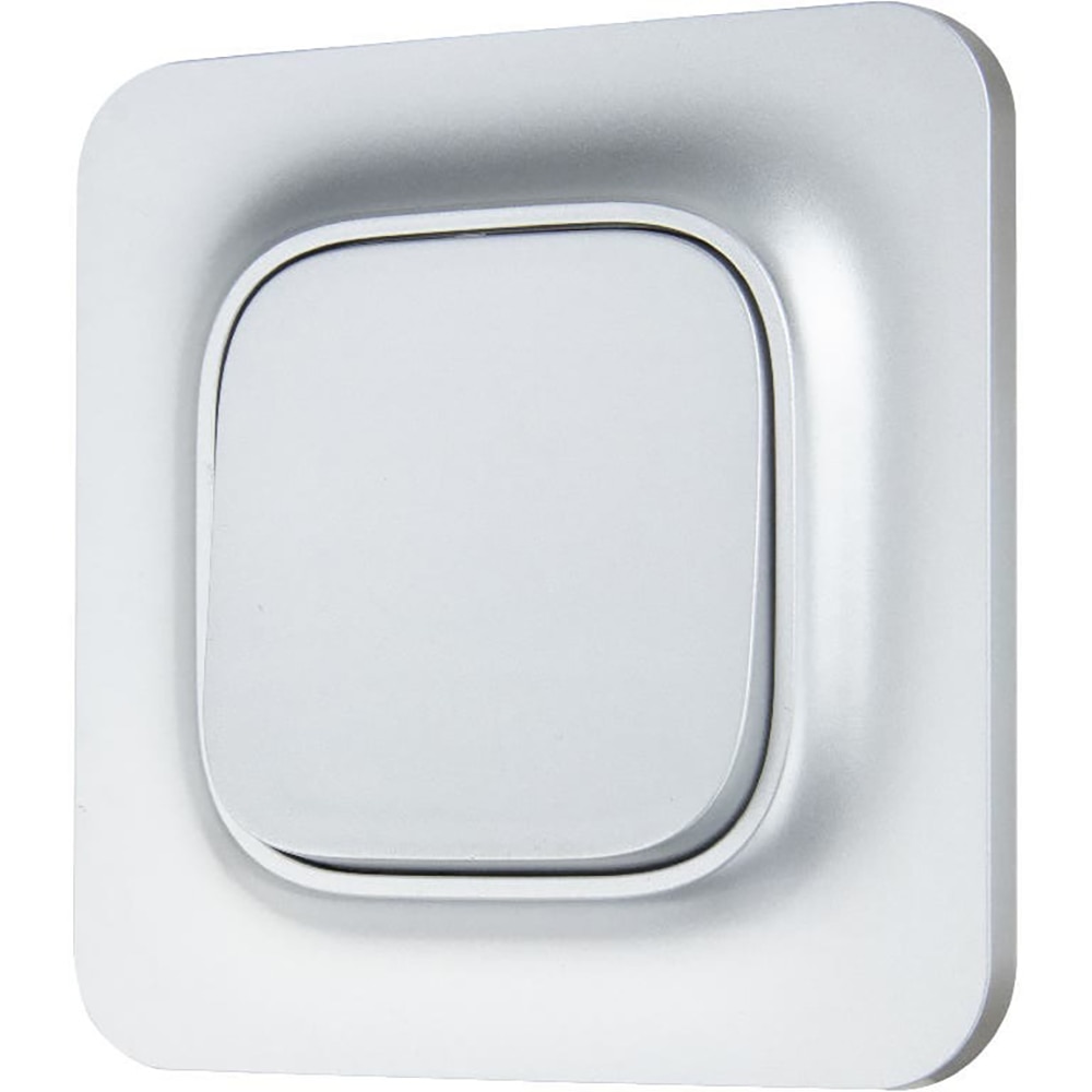 Intrerupator cap scara KENNET JACOBSEN, 2W, ABS, argintiu