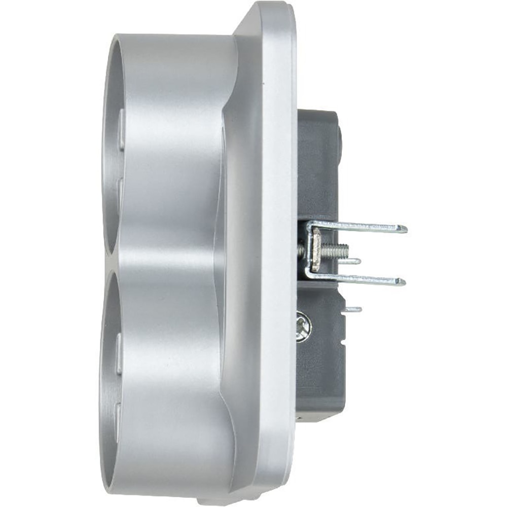 Priza dubla 2P+E JACOBSEN, 16A, IP20, ABS, alb