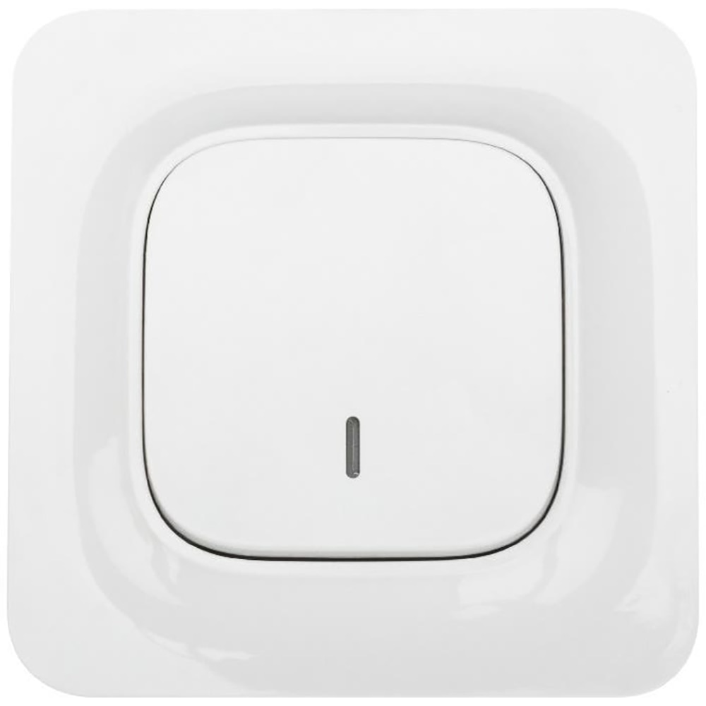 Intrerupator LED KENNET JACOBSEN, 16A, IP20, ABS, alb