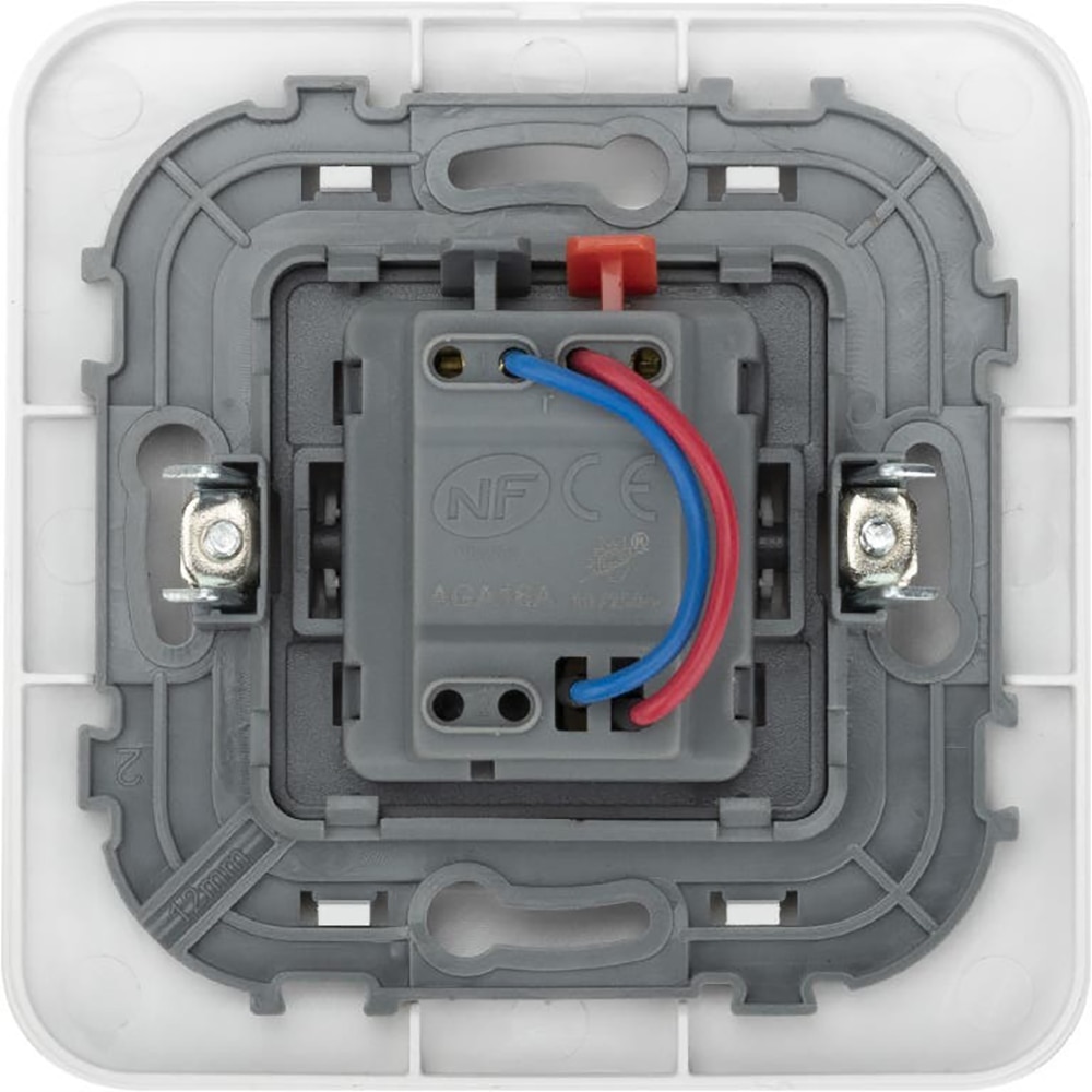 Intrerupator LED KENNET JACOBSEN, 16A, IP20, ABS, alb