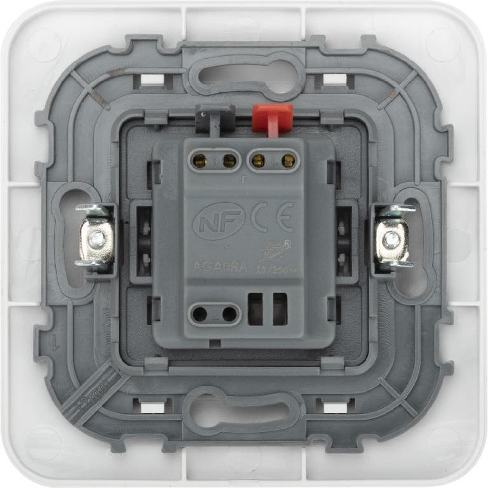 Intrerupator Kennet Jacobsen, clapeta, alb