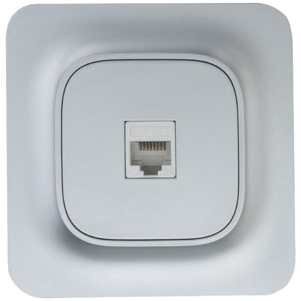 Priza internet JACOBSEN Kennet, RJ45, argintiu
