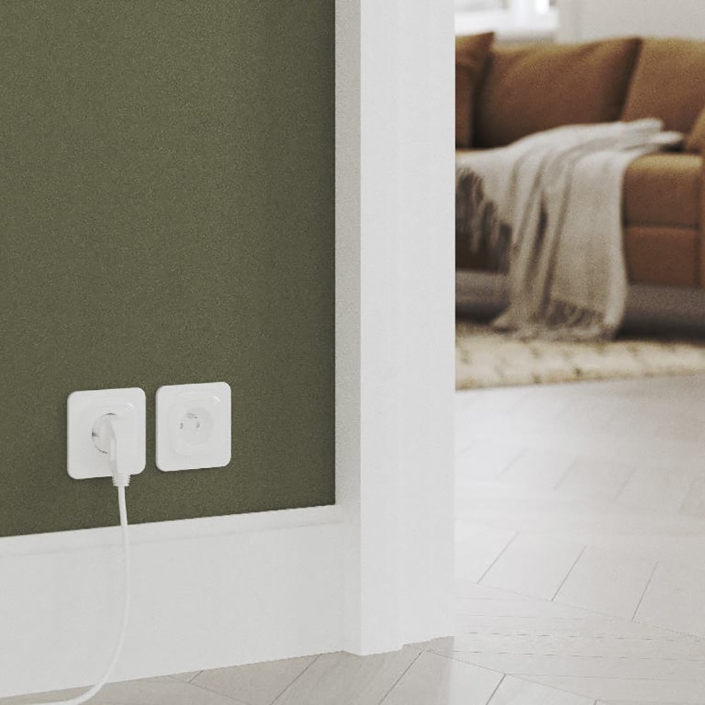 Priza RJ45 JACOBSEN, ABS, alb