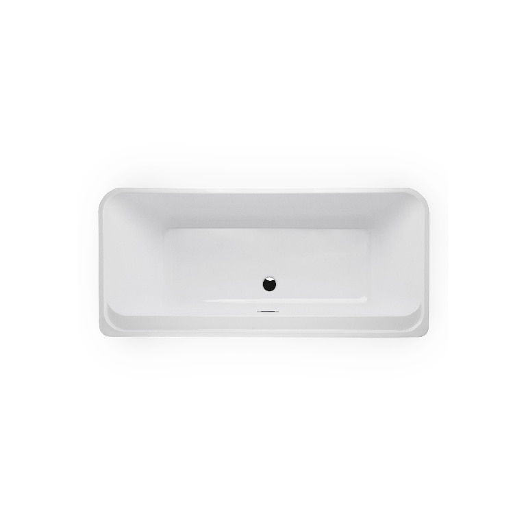 Cada freestanding, dreptunghiulara, neagra, 170 x 75 x 60 cm  GoodHome Nakina