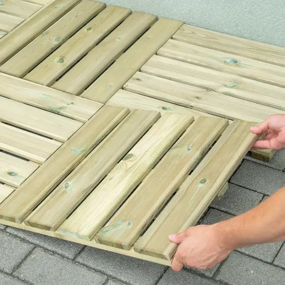 Pavaj Decking pin Limari 101385600, 50 x 50cm, maro