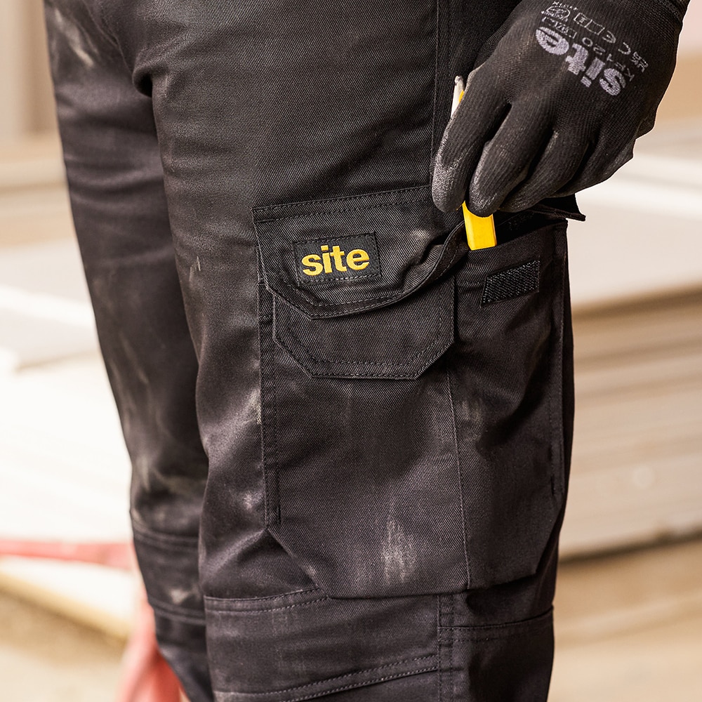 Pantaloni barbati SITE Sember, marimea 46, negru