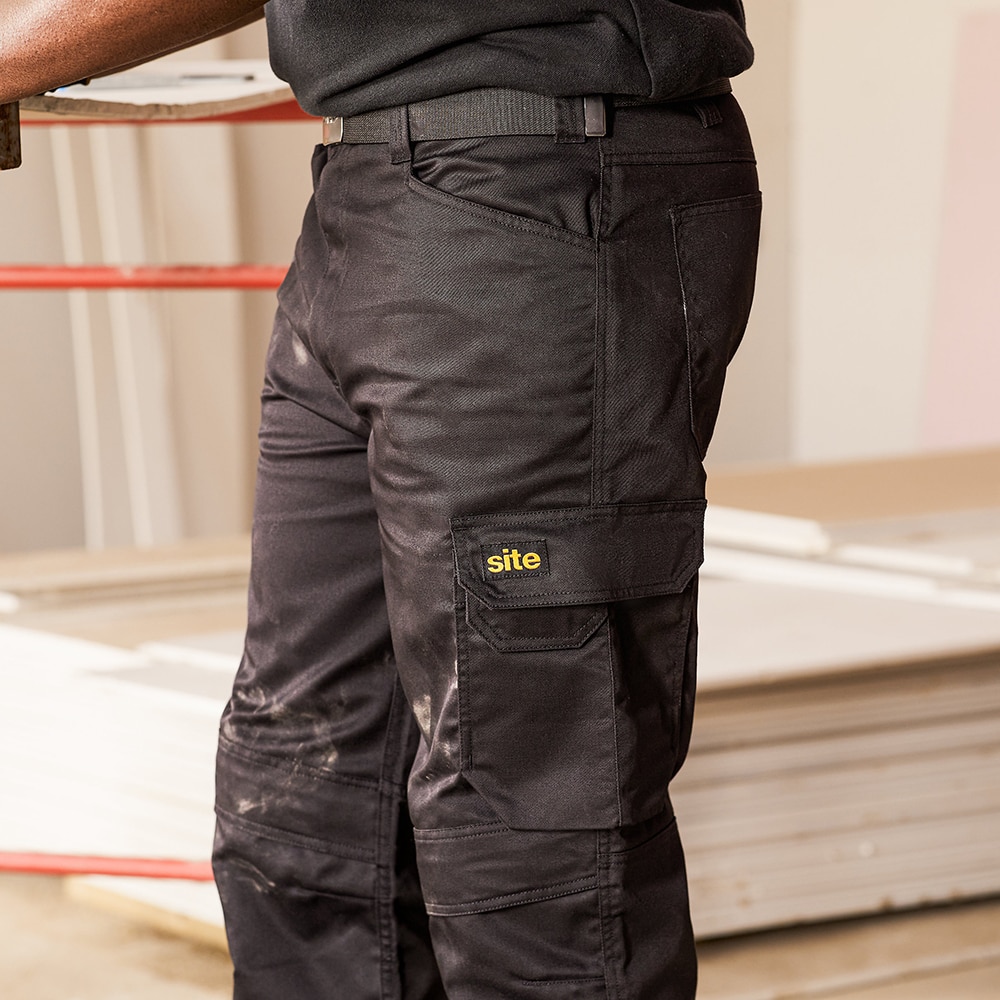 Pantaloni barbati SITE Sember, marimea 46, negru