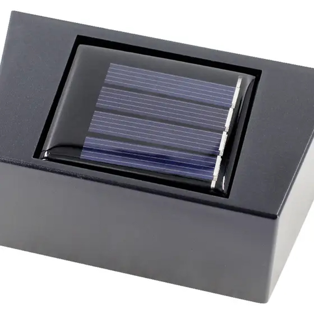 Aplica solara exterior MINI SCARA, LED, IP44, 2 bucati, negru