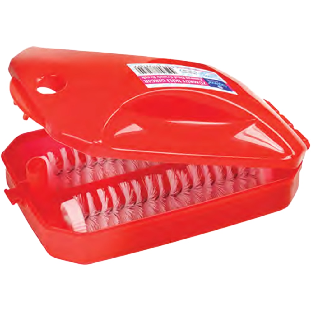 Perie scame covor, 2 role, rosu