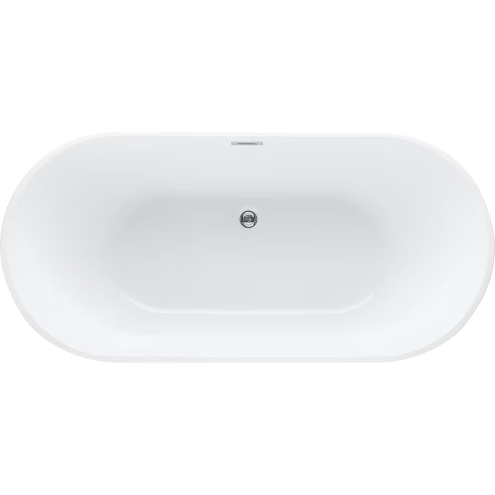 Cada baie freestanding FIBREX Oslo, acril, 150 x 70 x 60 cm, alb