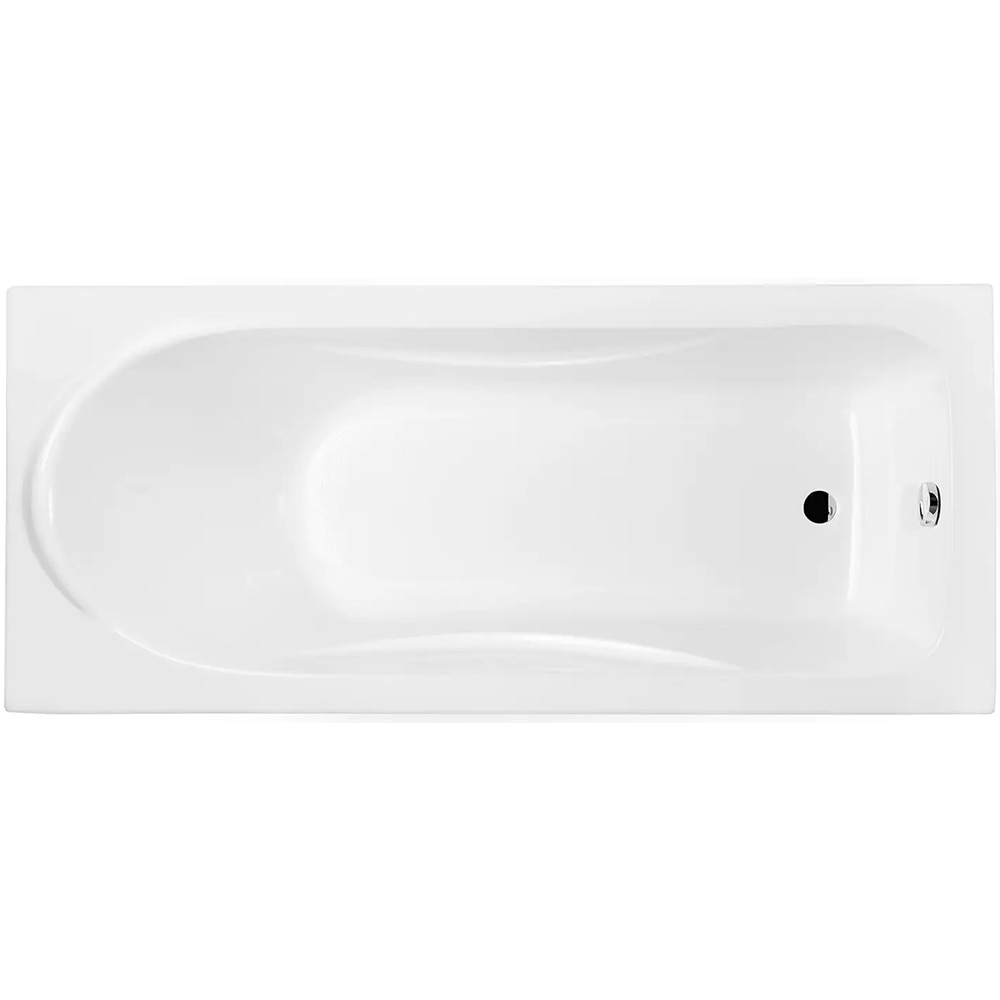 Cada baie FIBREX Sara, reversibila, dreptunghiulara, acril, 170 x 70 cm, 170l, alb