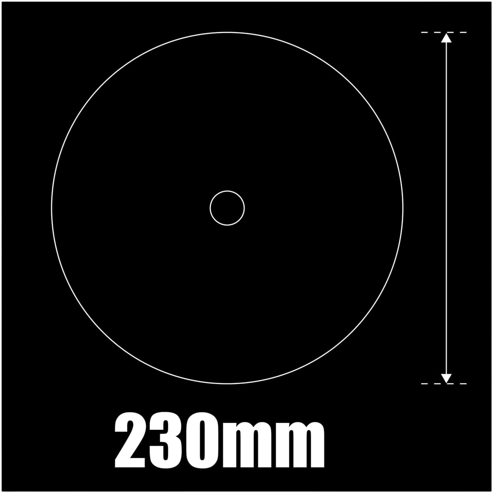 Disc inox metal MAC ALLISTER, 230x1.9x22.2 mm