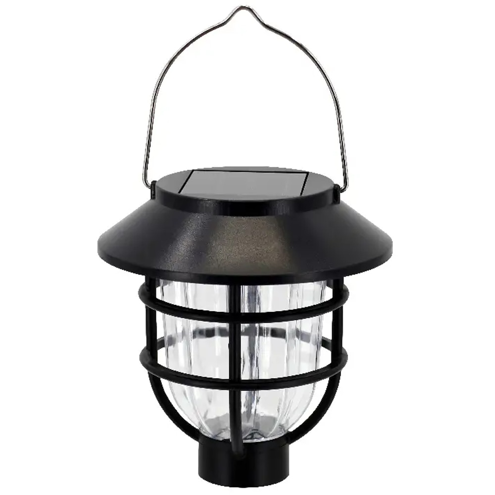 Lampa solara 2 in 1 SITE 101394967, IP44, negru