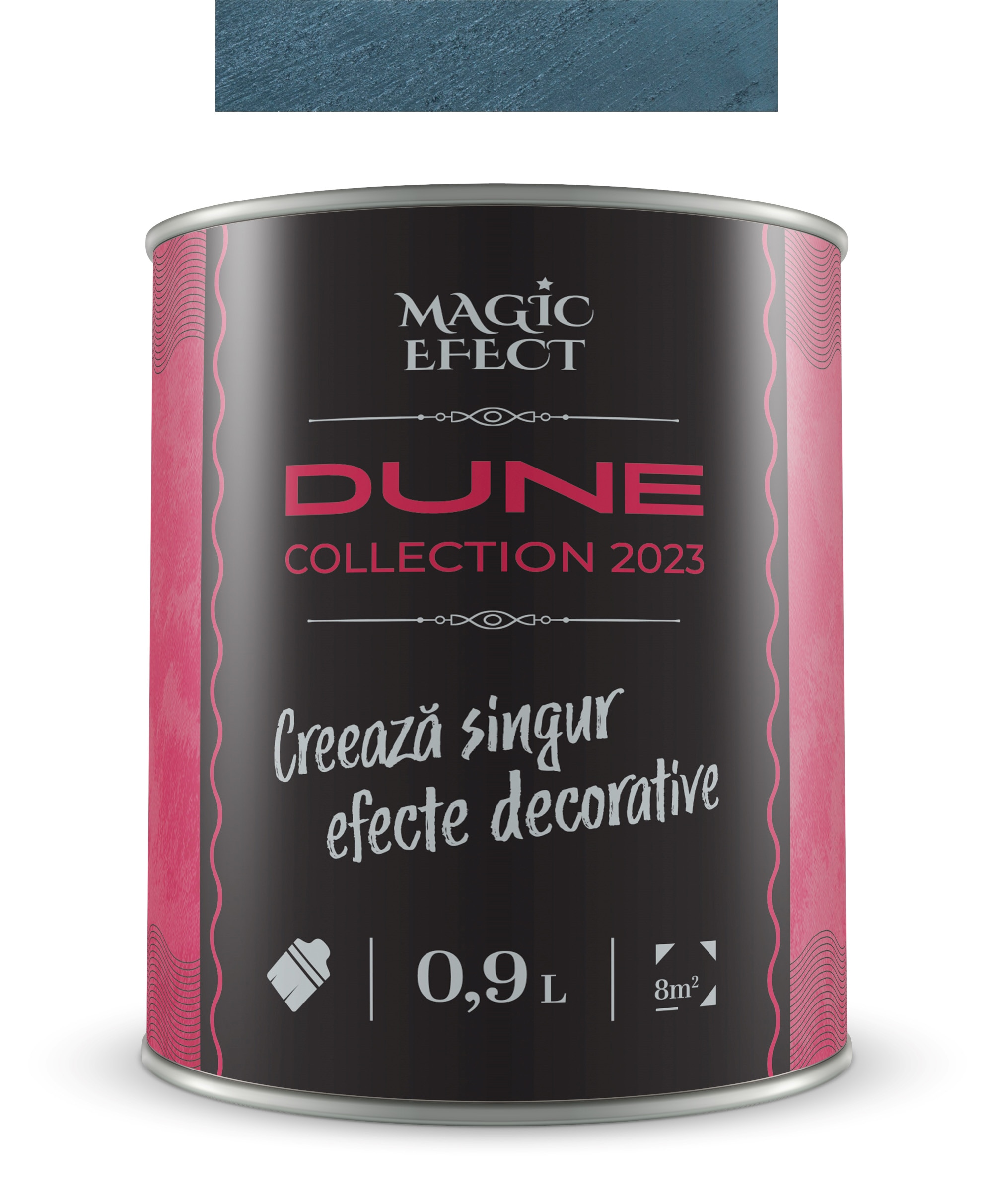 Vopsea Magic Efect Dune, Albastru, 0.9L