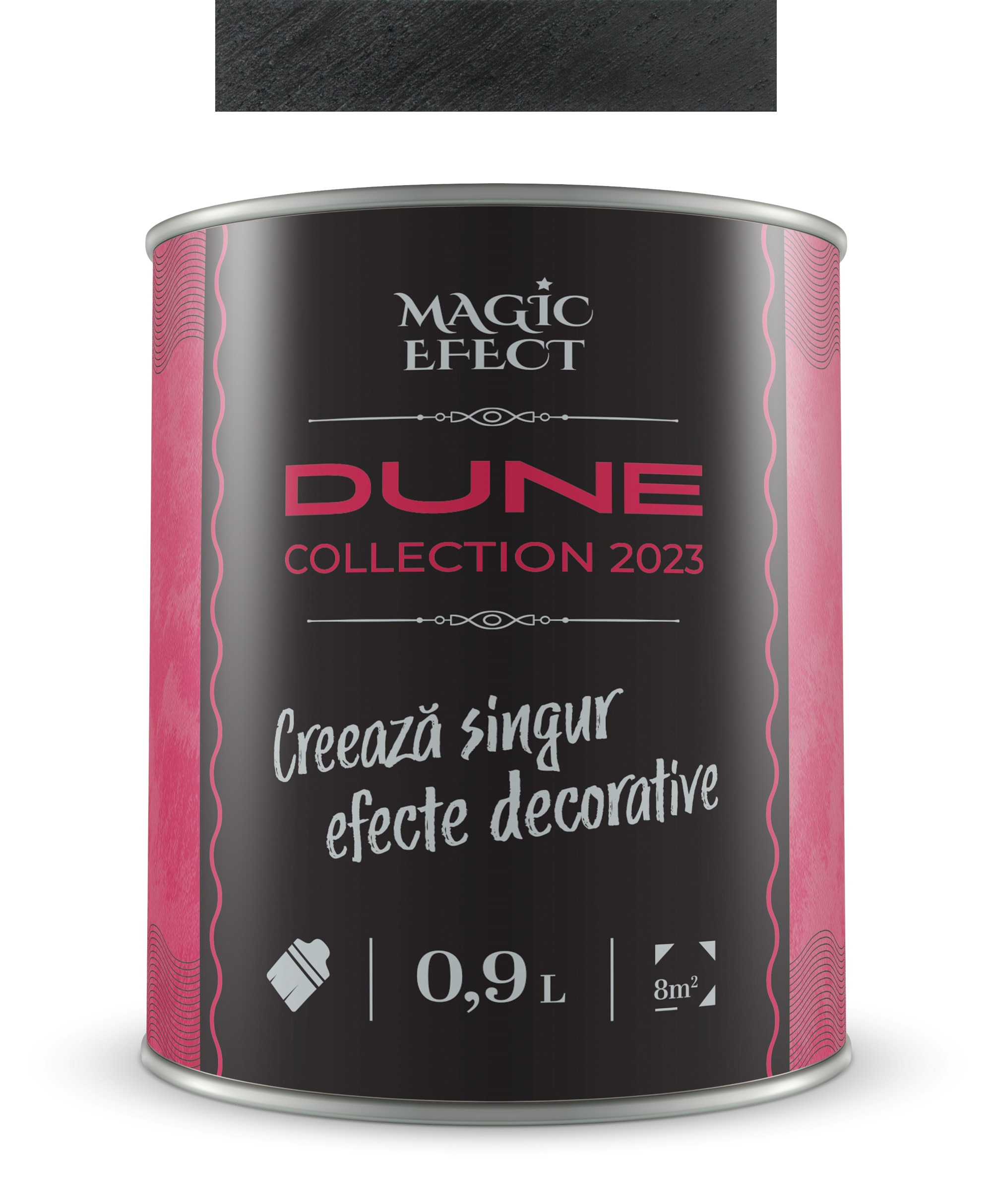 Vopsea Magic Efect Dune, Negru Magic, 0.9L