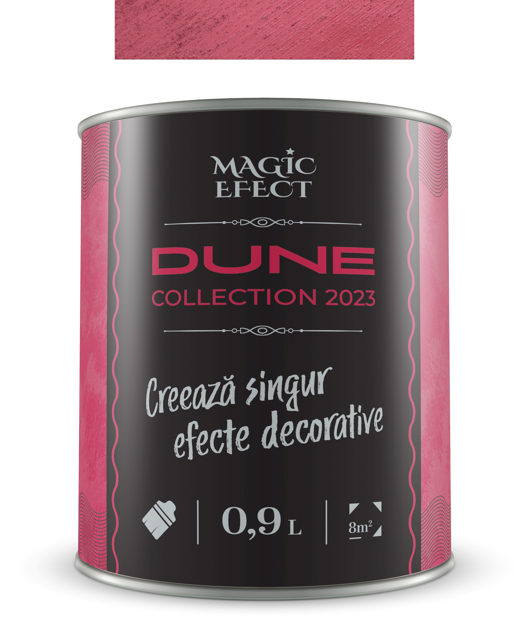 Vopsea Magic Efect Dune, Ruby Rosu, 0.9L