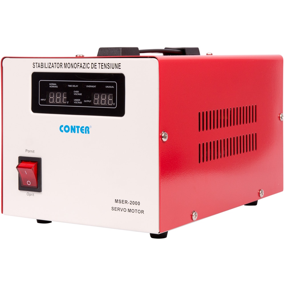 Stabilizator tensiune CONTER MSER, 2000VA, 1500W, 6.52A