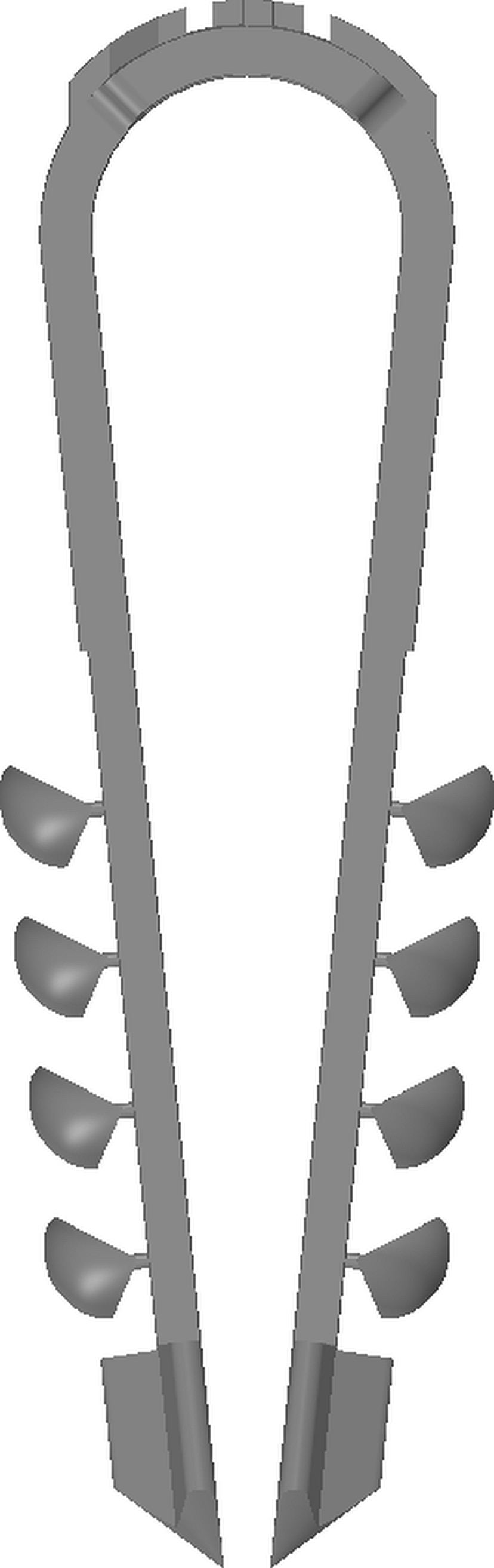 Clema fixare cabluri NL, diametru 3-13 mm, 10 buc