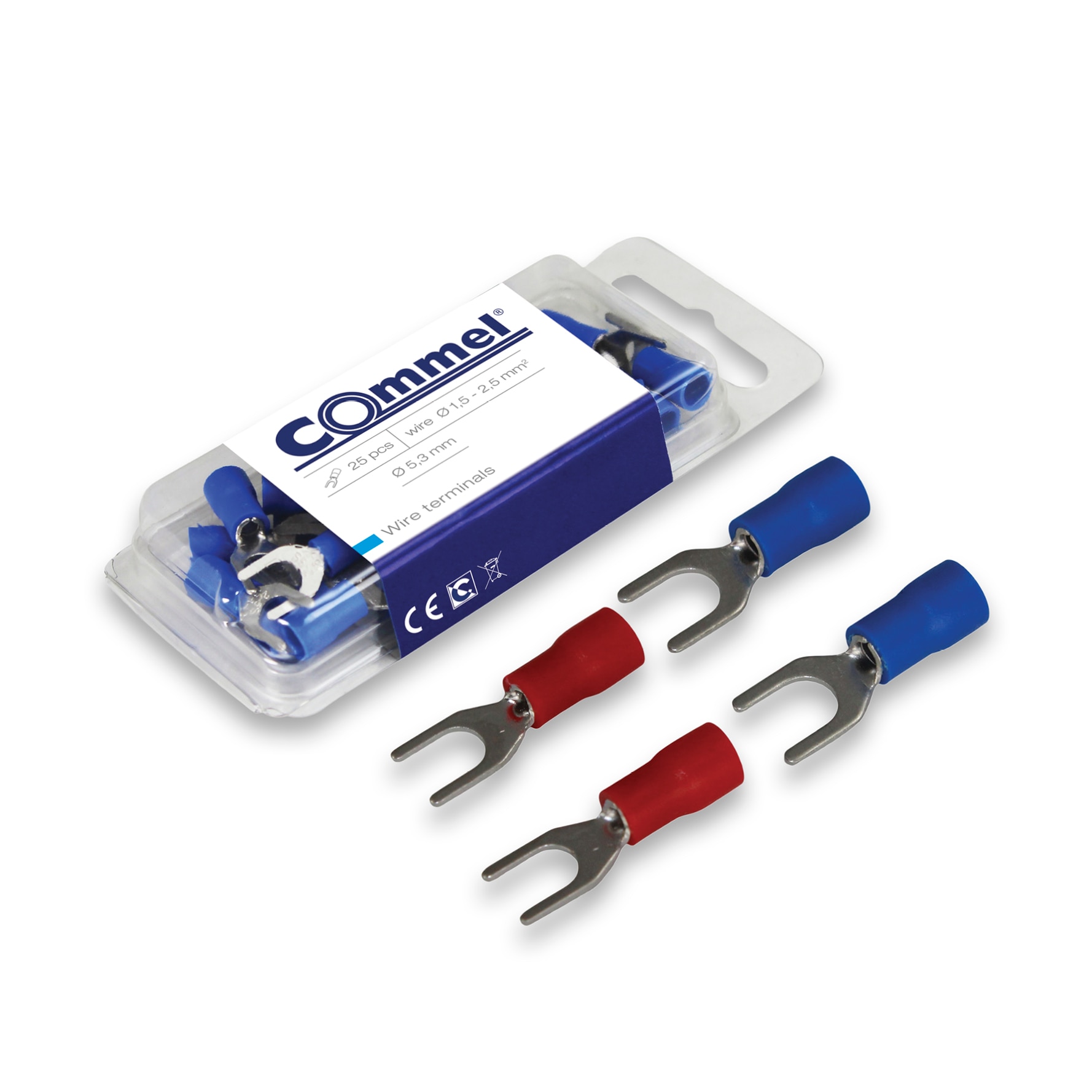 Papuci Tip Furca 1.5 2.5 Mm2 25 Pcs