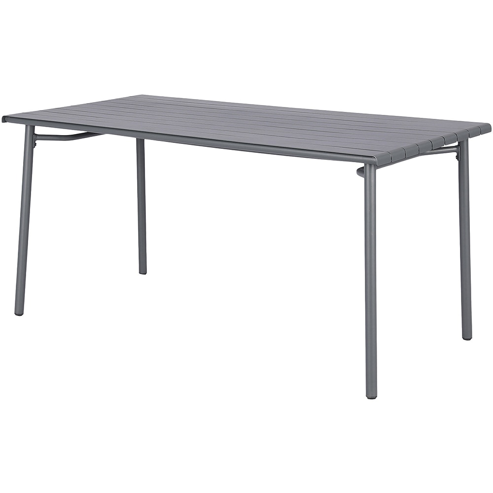 Masa terasa GOODHOME Lithari, otel, 152 x 76 x 75 cm, gri