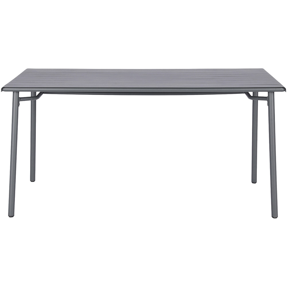 Masa terasa GOODHOME Lithari, otel, 152 x 76 x 75 cm, gri